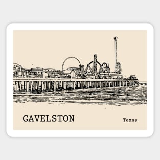 Gavelston Texas Sticker